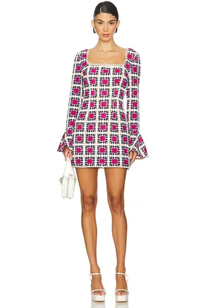 ELLIATT Luna Mini Dress in - Red. Size M (also in S, XS).