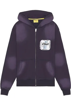 Diet Starts Monday Rig Terry Zip Up Hoodie in - Navy. Size M (also in XL/1X).