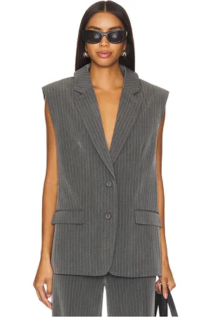 Gestuz Joelle Waistcoat in - Grey. Size 36 (also in 38).