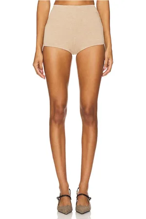 AFRM Yves Shorts in - Taupe. Size 1X (also in 2X, 3X).