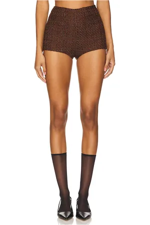 MARIANNA SENCHINA High Waisted Short in - Brown. Size L (also in S).