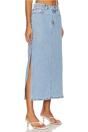 ABrand 99 Maxi Skirt in - Denim-Light. Size 24 (also in 25, 26, 28).
