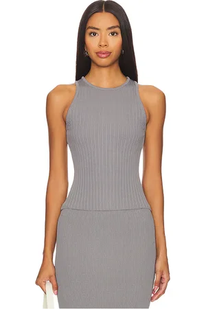 Solid The Varena Tank in - Grey. Size M (also in S, XL, XS).