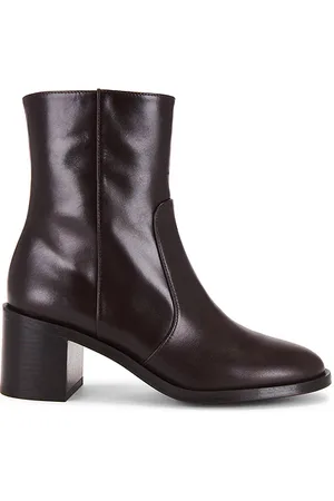 Stuart Weitzman Esme Zip Bootie in - Brown. Size 10 (also in 9.5).