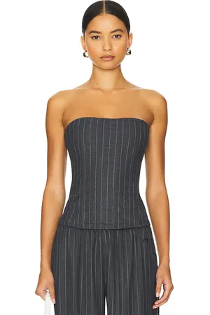 Miaou Libra Corset in - Black. Size M (also in S, XL).