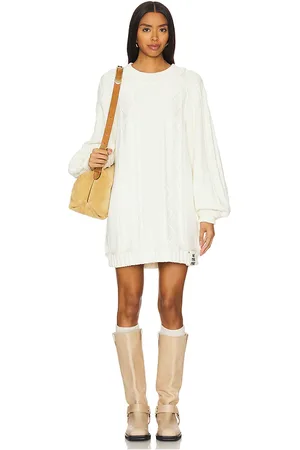 Free People X REVOLVE x We The Free The Feels Cable Sweater in - White. Size M (also in L, S, XS).