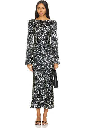STONE_COLD_FOX X REVOLVE Frankie Midi Dress in - Black. Size XS (also in XXS).