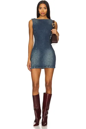 EB DENIM Nico Dress in - Denim-Medium. Size M (also in L, S, XL, XS).
