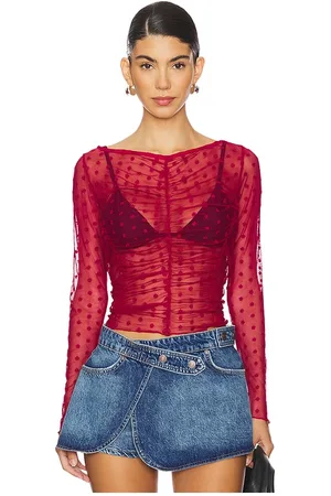 Free People X Intimately FP Most Likely Layering Top In in - Red. Size M (also in S, XS).