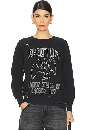 Madeworn Led Zeppelin 1977 Sweatshirt in - Black. Size S (also in XS).
