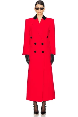 Retrofete Constance Coat in - Red. Size M (also in S, XL, XS).
