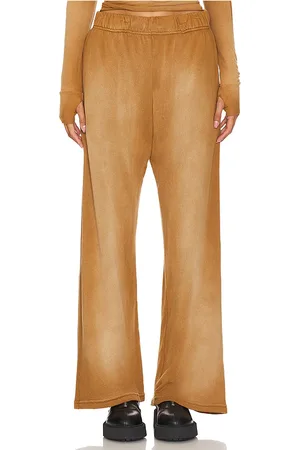 Michael Lauren Mabel Wide Leg Pant W/ Side Pocket Pant in - Brown. Size L (also in XL, XS).