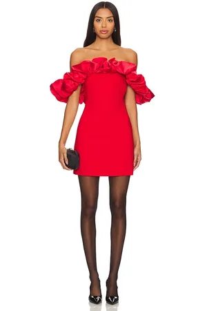 LIKELY Ina Dress in - Red. Size 0 (also in 10, 12, 2, 4, 6).
