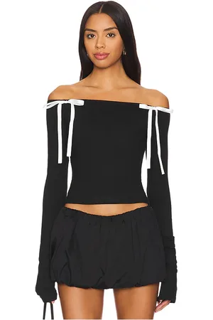 MORE TO COME Julieta Off Shoulder Top in - . Size L (also in M, S, XS, XXS).
