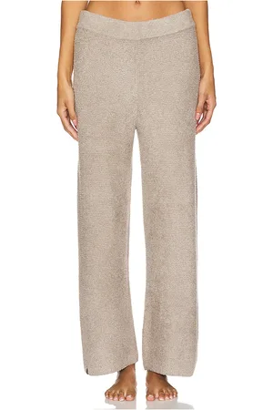 Barefoot Dreams CozyChic Lite Textured Pant in - Grey. Size L (also in M, S, XL, XS).