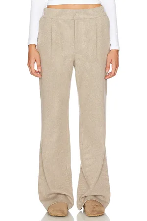 Varley Aberdeen Straight Leg Pant in - Taupe. Size L (also in M, S, XL/1X, XS).