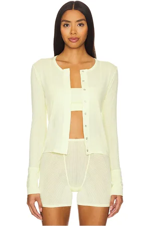 NEGATIVE UNDERWEAR Whipped Cardi in - Yellow. Size M (also in XS).