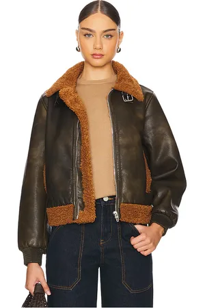 BLANK NYC Bomber in - Brown. Size L (also in M, S, XS).
