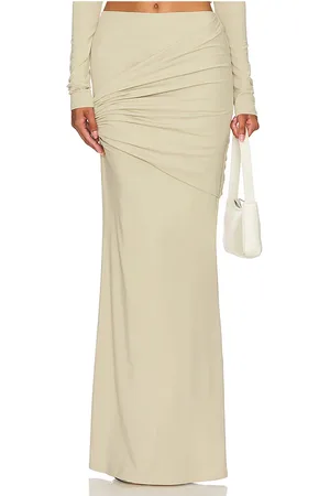Paris Georgia Aria Skirt in - Beige. Size L (also in M, S, XS).