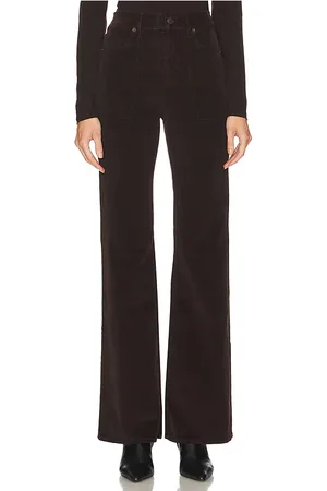 VERONICA BEARD Crosbie Wide Leg in - Brown. Size 26 (also in 29, 30).
