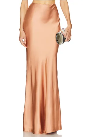 Michael Costello X REVOLVE Perla Maxi Skirt in - Metallic . Size XS (also in XXS).