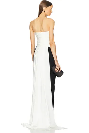Michael Costello X REVOLVE Sabine Gown in - Black,White. Size L (also in M, S, XS, XXS).