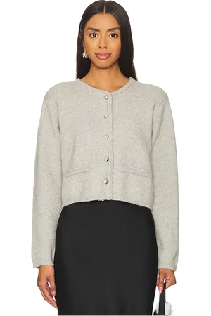 LINE & DOT Ben Cardigan in - Grey. Size M (also in L, S, XS).