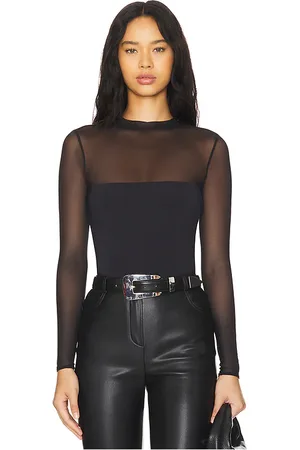 SER.O.YA Brandi Mesh Bodysuit in - . Size L (also in S, XS).