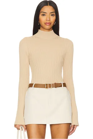 Ivy & Oak Kylie Jumper in - Beige. Size L (also in M, S, XL, XS).