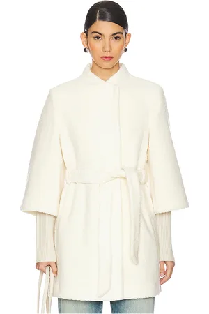 Soia & Kyo Mariah Coat in - White. Size L (also in M, S, XL, XXS).