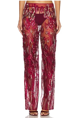 KIM SHUI Full Length Embroidered Pants in - . Size L (also in S).