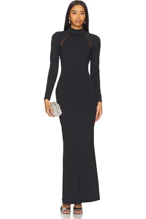 SER.O.YA Krystal Maxi Dress With Mesh Paneling in - . Size L (also in M, S, XS).