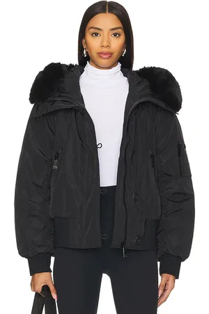 Goldbergh Jeanne Bomber Jacket With Faux Fur in - . Size 34 (also in 36, 40, 42).