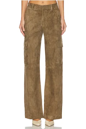 SPRWMN Vintage Wide Leg Pant in - Beige. Size 27 (also in 28, 29, 30, 31).