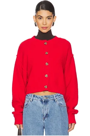 Free People Lila Cardi in - Red. Size S (also in XS).