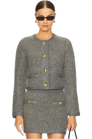 RONNY KOBO Dawn Cardigan in - Grey. Size M (also in S, XL).