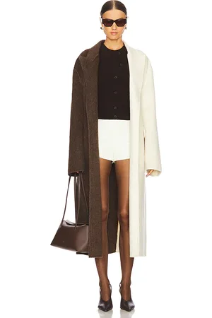 RONNY KOBO Wendalin Coat in - Brown. Size L (also in M, XL).