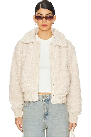 Sanctuary Libby Sherpa Jacket in - Cream. Size L (also in XL, XXL).