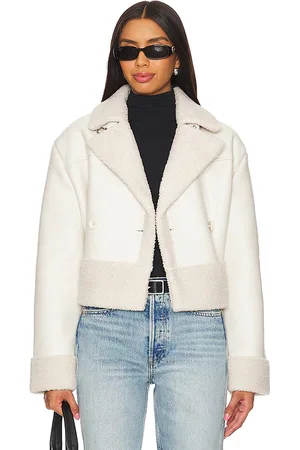 Steve Madden Athen Jacket in - Ivory. Size L (also in XL, XS).