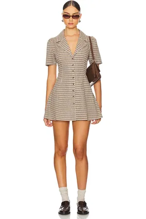 APRÈS Button Front Dress in - Tan. Size XL (also in XXS).