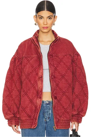 Free People Juno Jacket in - Red. Size M (also in S, XL, XS).