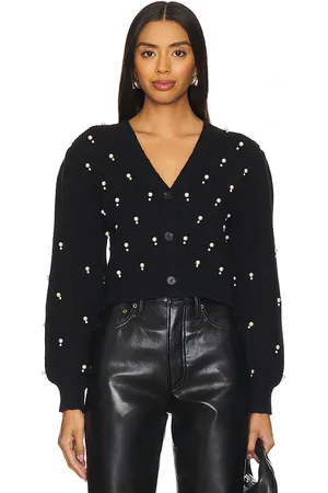 Line Bowen Cardigan in - Black. Size L (also in XL).