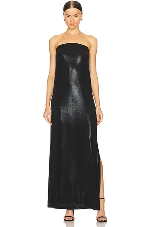 Norma Kamali Strapless Tailored Side Slit Gown in - . Size M (also in S, XS, XXS).