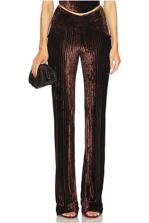 Michael Costello X REVOLVE Ryliana Pant in - Chocolate. Size M (also in S).