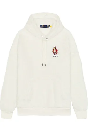 Ralph Lauren Long Sleeve Bear Sweatshirt in - White. Size L (also in M, XL/1X).