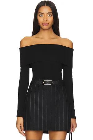 THEORY Long Sleeve Off The Shoulder Top in - . Size L (also in XL).
