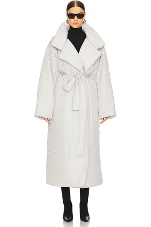 Norma Kamali Classic Sleeping Bag Coat in - Grey. Size M-L (also in XS-S).
