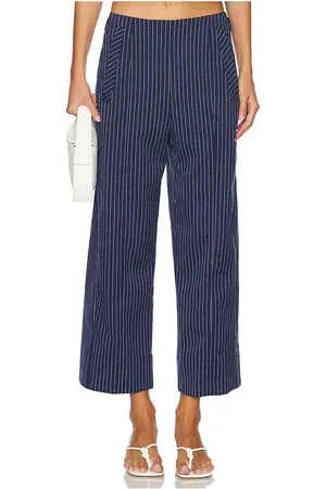 Free People Acadia Trouser in - Blue. Size 0 (also in 2, 4).
