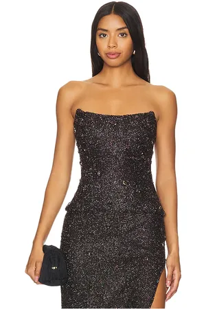 Khanums Mesh Strapless Top in - . Size L (also in M, S, XS).
