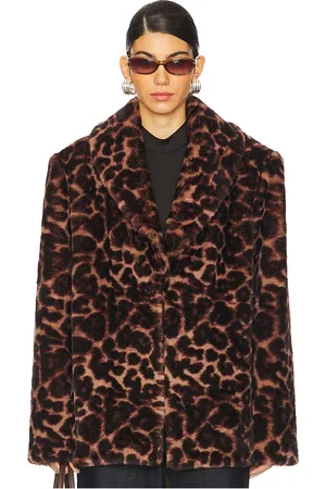 MAJORELLE Rowan Jacket in - Brown. Size M (also in S, XS, XXS).